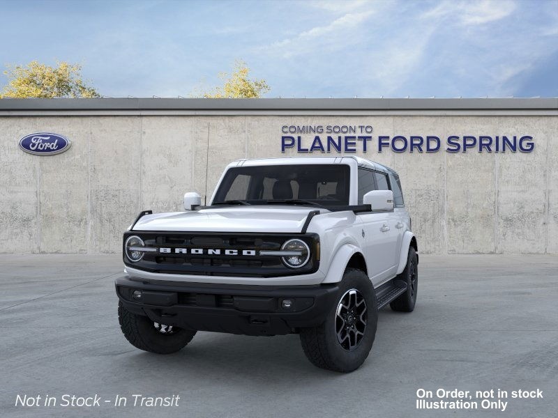 2026 Ford Bronco Outer Banks Ruby Red Metallic Tinted Clearcoat at Planet Ford