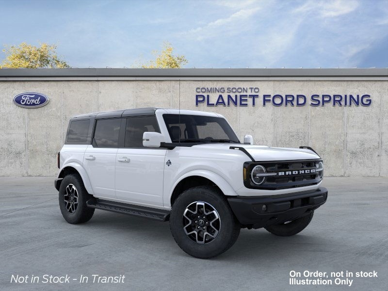 2026 Ford Bronco Outer Banks Ruby Red Metallic Tinted Clearcoat at Planet Ford