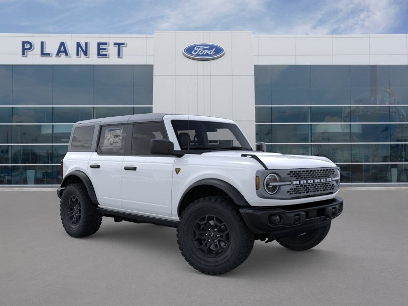 2026 Ford Bronco Badlands Oxford White at Planet Ford