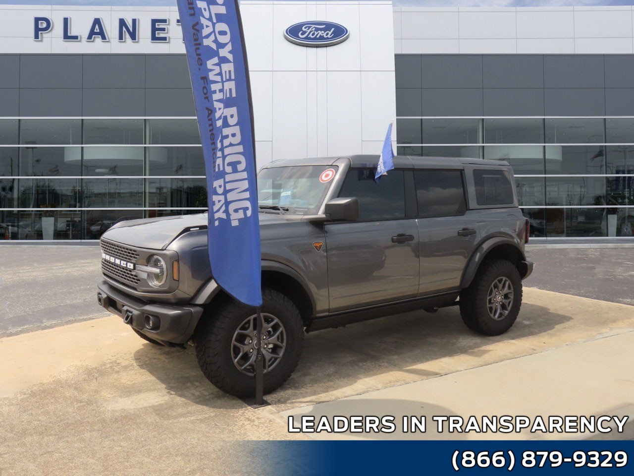 2025 Ford Bronco Badlands Carbonized Gray Metallic at Planet Ford