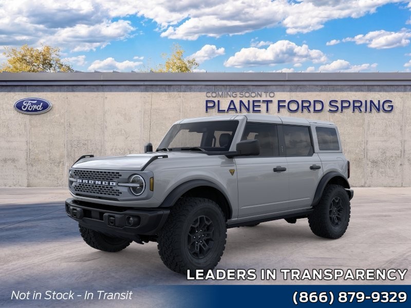 2026 Ford Bronco Badlands Avalanche Gray at Planet Ford