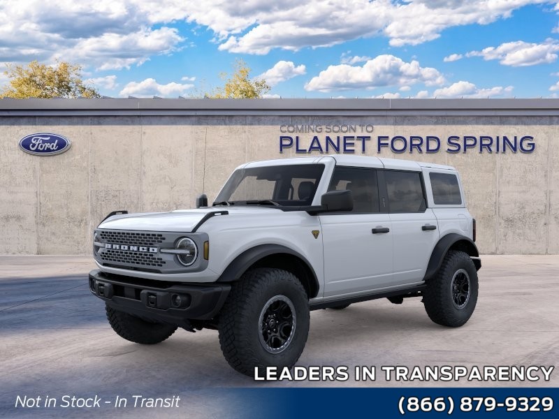 Oxford White 2026 Ford Bronco SUV / Crossover Four-Wheel Drive Automatic