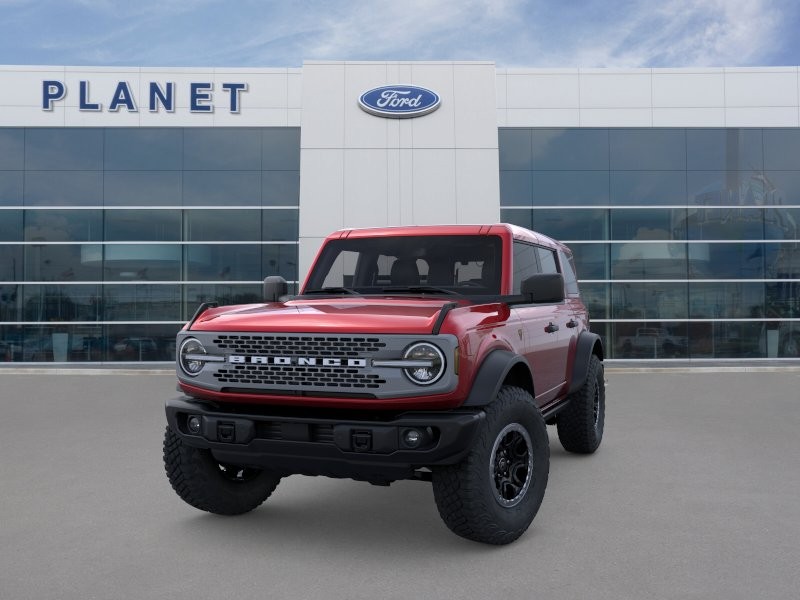 2026 Ford Bronco Badlands Ruby Red Metallic Tinted Clearcoat at Planet Ford