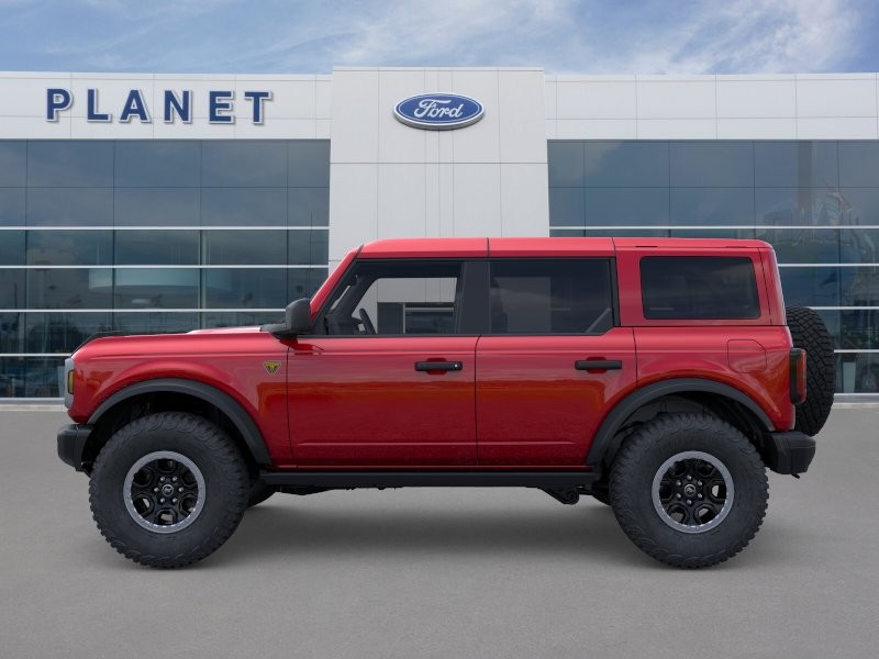 2026 Ford Bronco Badlands Ruby Red Metallic Tinted Clearcoat at Planet Ford