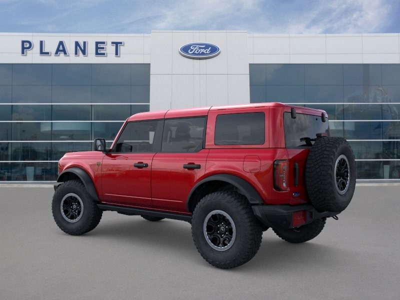 2026 Ford Bronco Badlands Ruby Red Metallic Tinted Clearcoat at Planet Ford