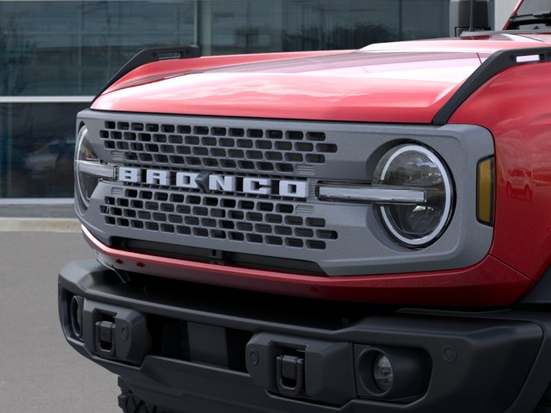 2026 Ford Bronco Badlands Ruby Red Metallic Tinted Clearcoat at Planet Ford