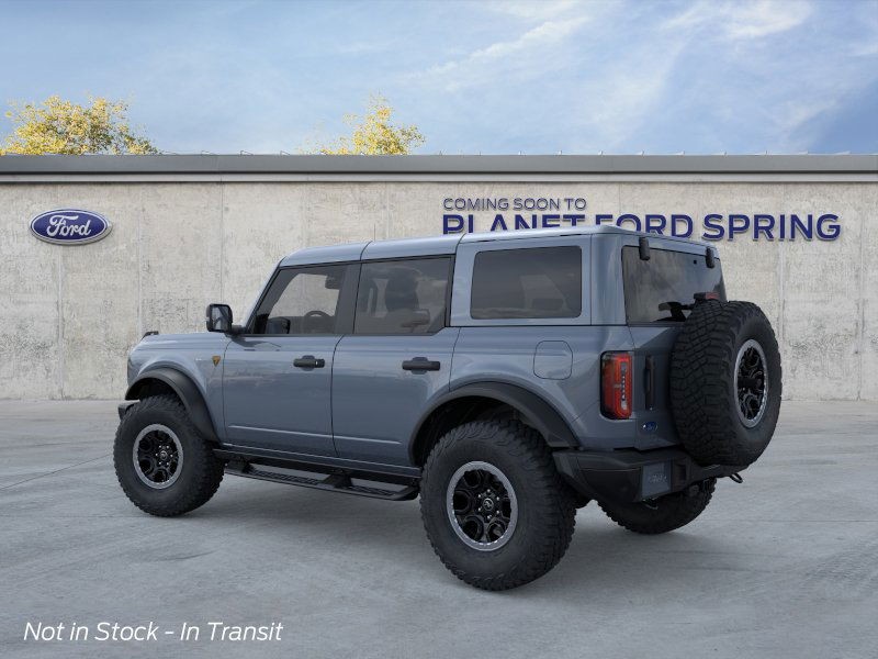 2025 Ford Bronco Badlands Azure Gray Metallic Tri-Coat at Planet Ford