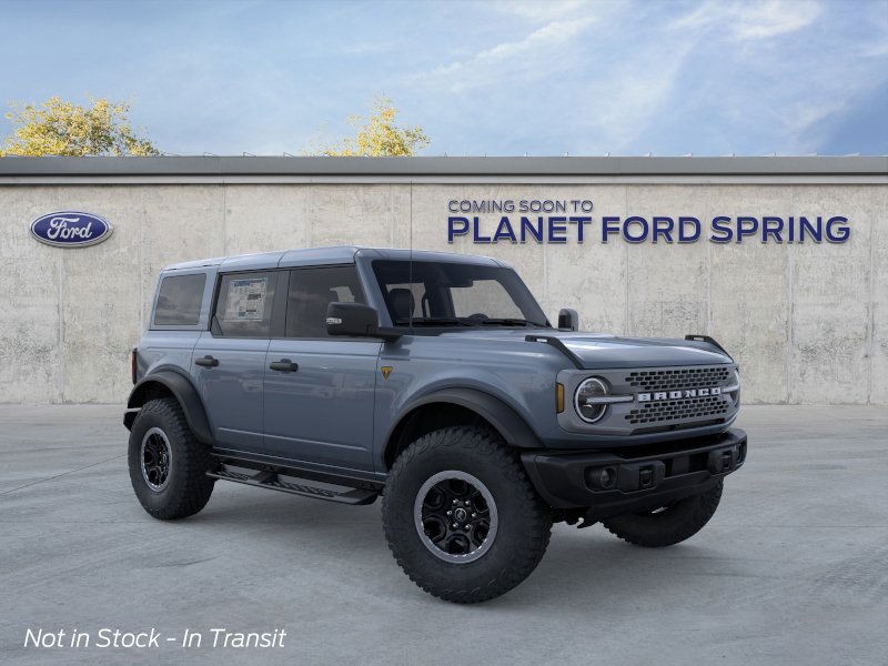 2025 Ford Bronco Badlands Azure Gray Metallic Tri-Coat at Planet Ford