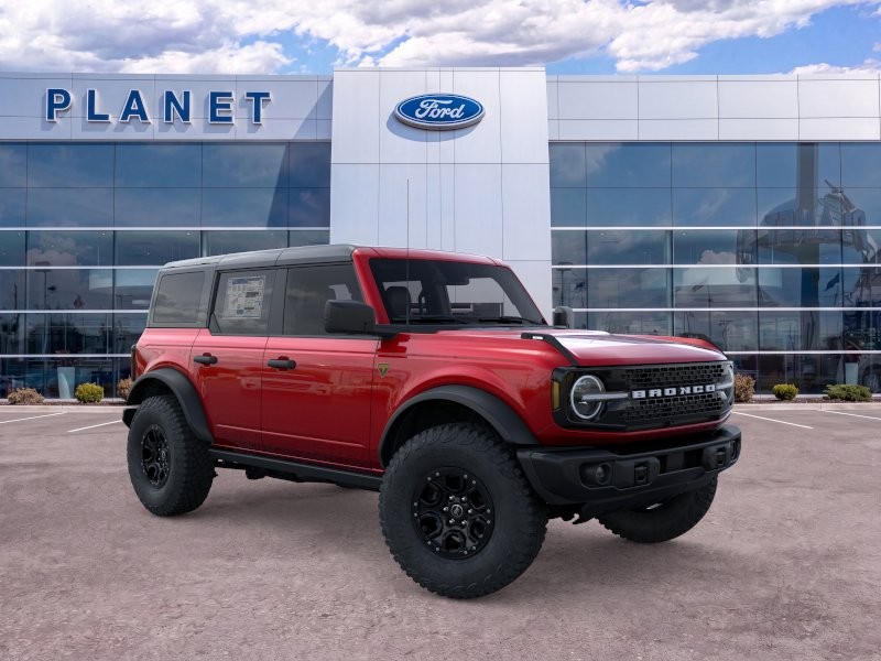 2026 Ford Bronco Badlands Ruby Red Metallic Tinted Clearcoat at Planet Ford