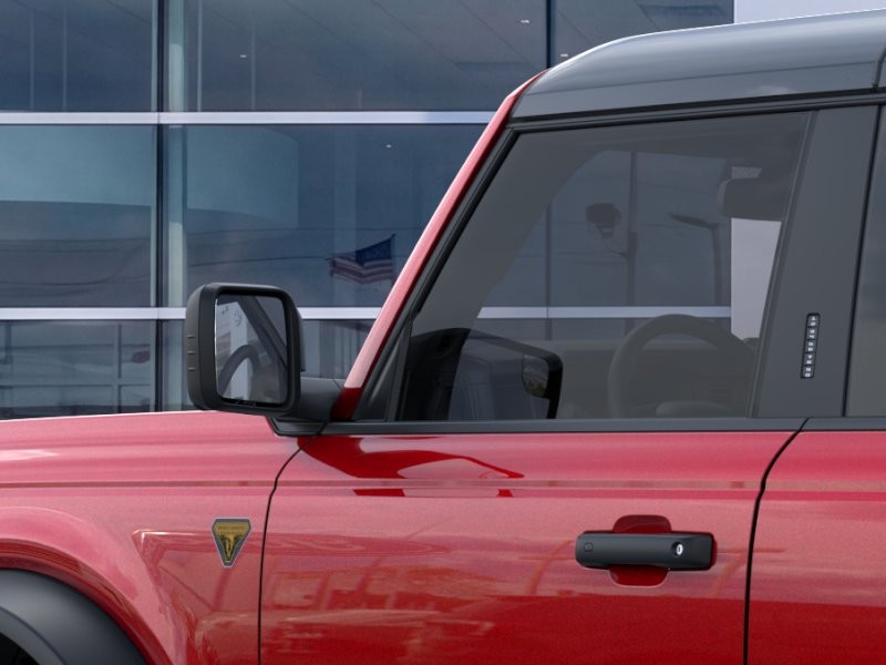2026 Ford Bronco Badlands Ruby Red Metallic Tinted Clearcoat at Planet Ford