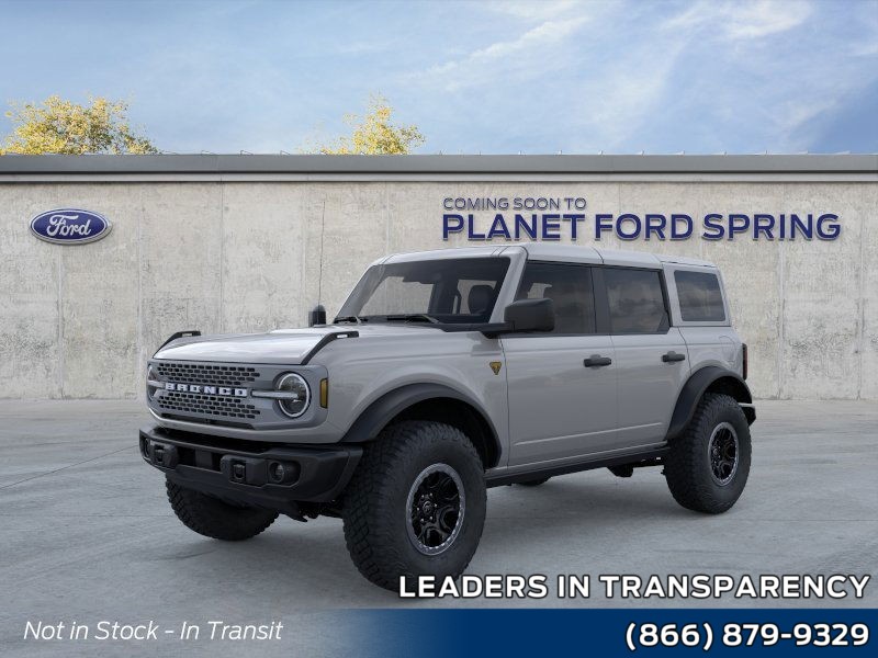 Avalanche Gray 2026 Ford Bronco Badlands 4-Door 4WD SUV / Crossover Four-Wheel Drive Automatic