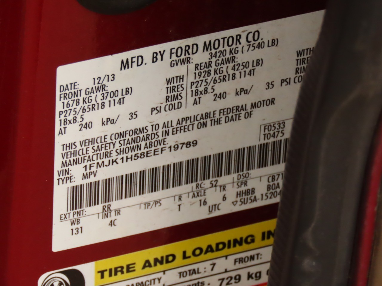 used 2014 Ford Expedition EL car, priced at $10,999