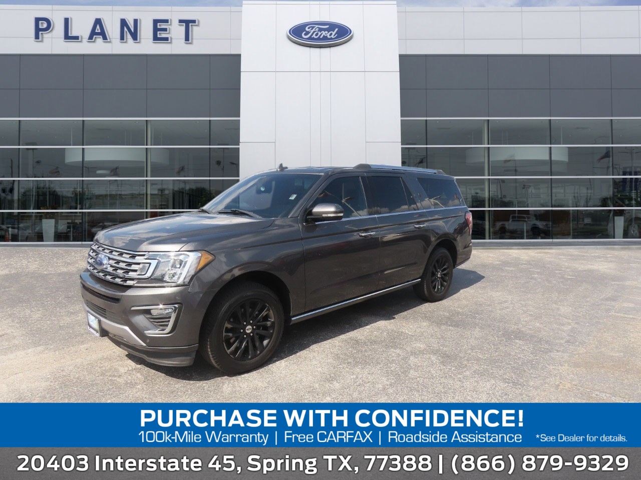 2019 Ford Expedition Max Limited Magnetic Metallic at Planet Ford