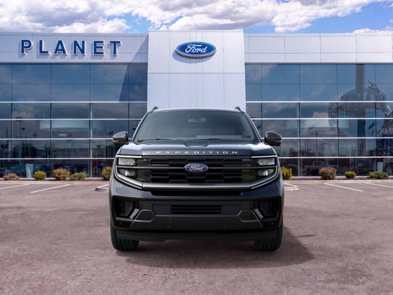2027 Ford Expedition Max Platinum Agate Black Metallic at Planet Ford