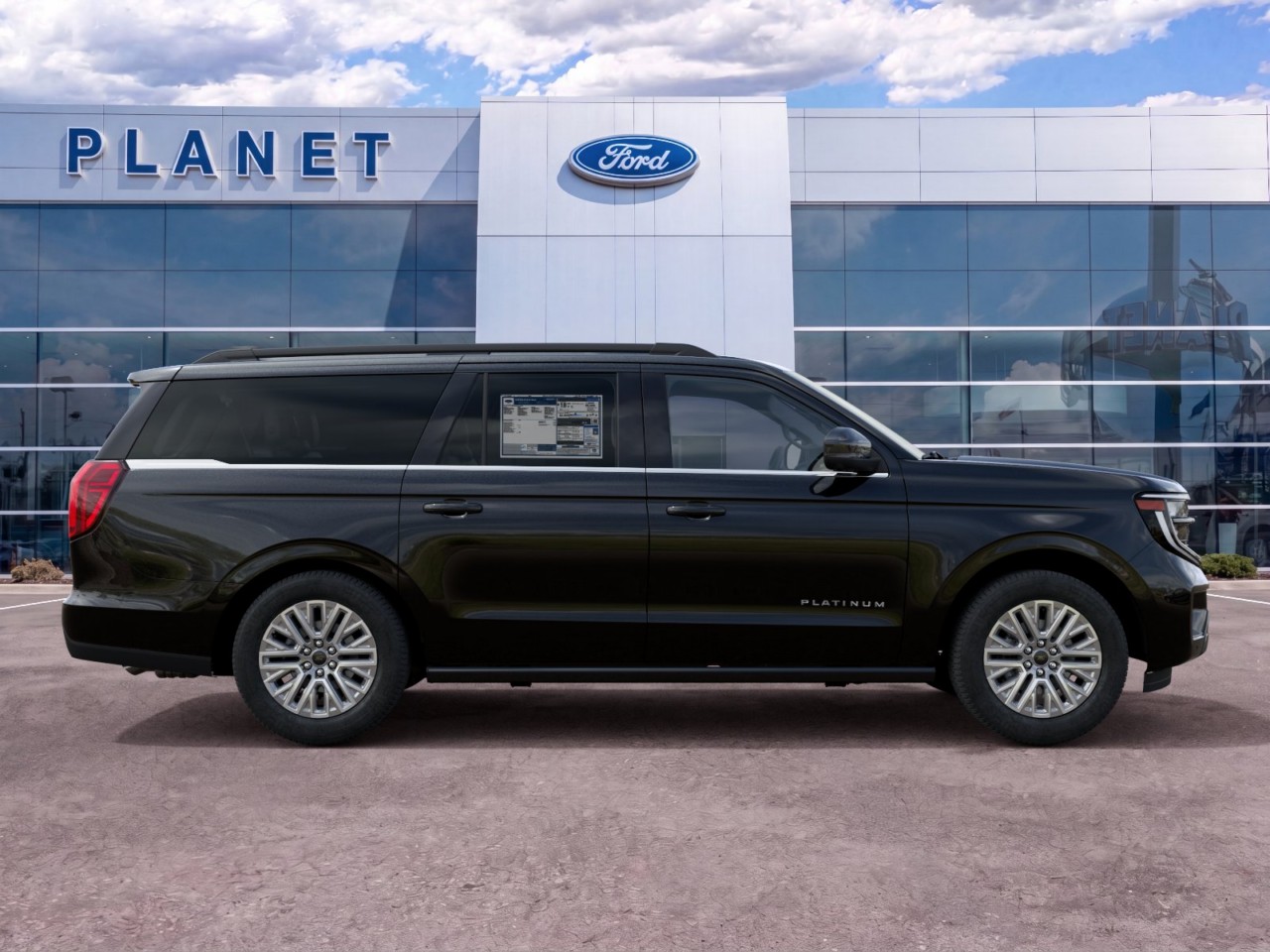 2027 Ford Expedition Max Platinum Agate Black Metallic at Planet Ford
