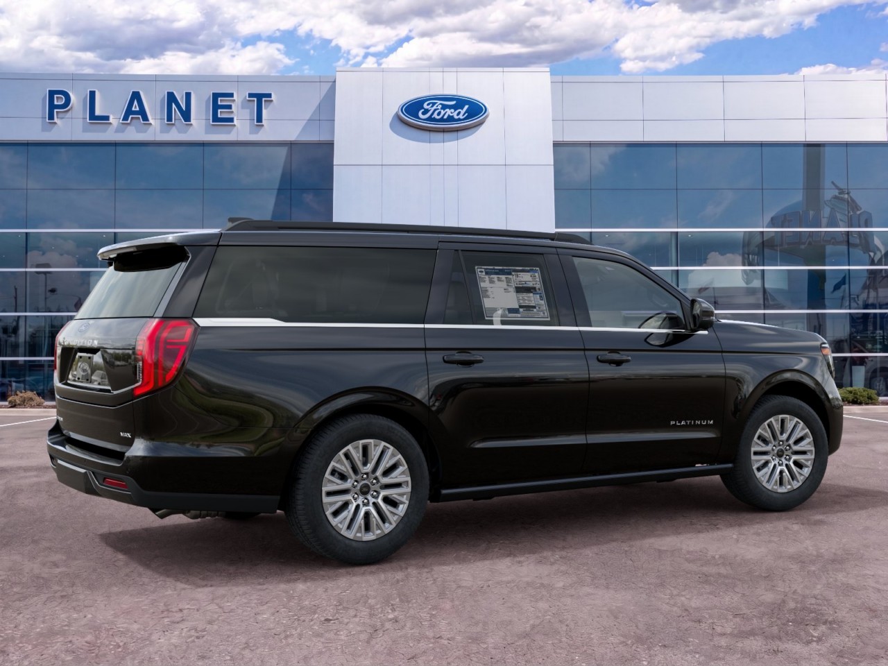 2027 Ford Expedition Max Platinum Agate Black Metallic at Planet Ford
