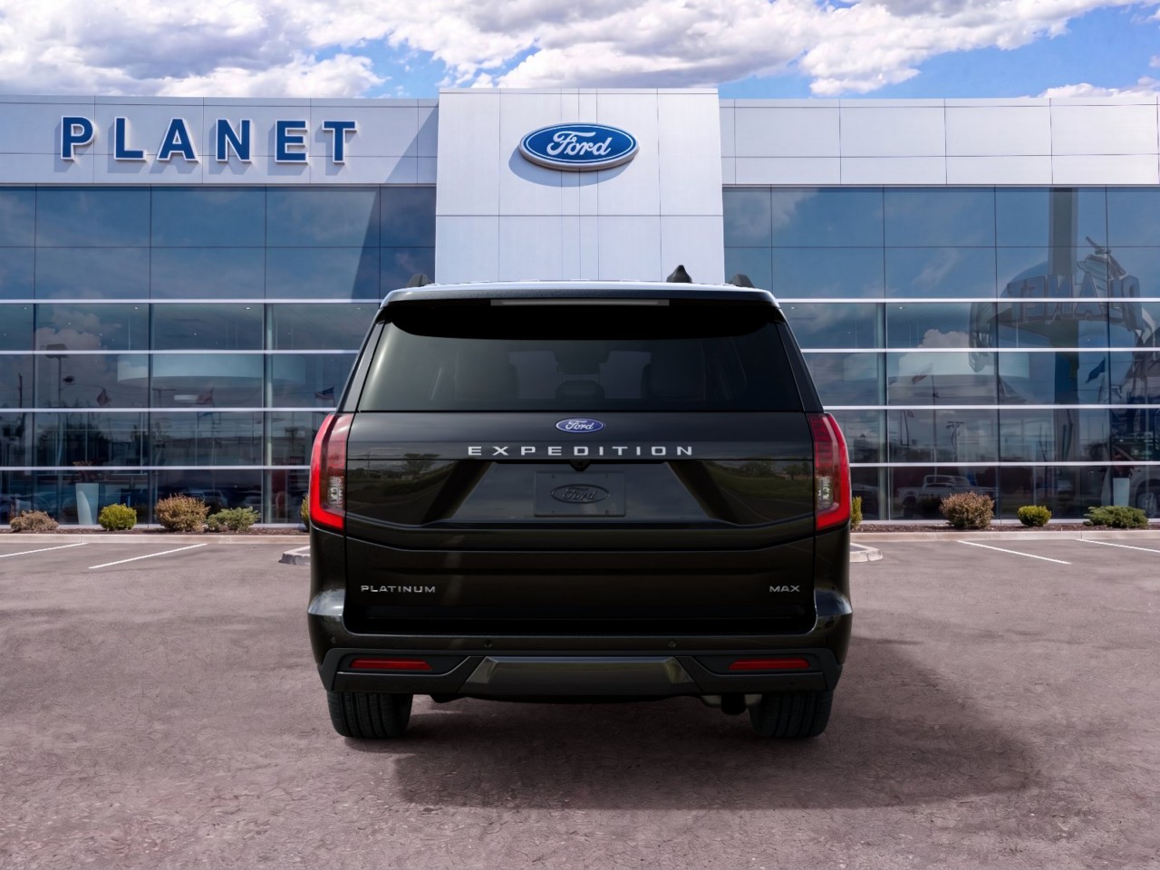 2027 Ford Expedition Max Platinum Agate Black Metallic at Planet Ford