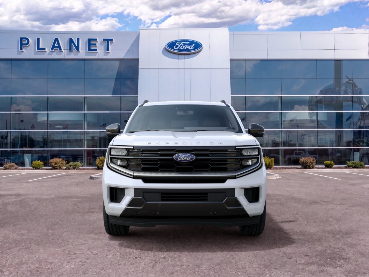 2027 Ford Expedition Max Platinum Star White Metallic Tri-Coat at Planet Ford