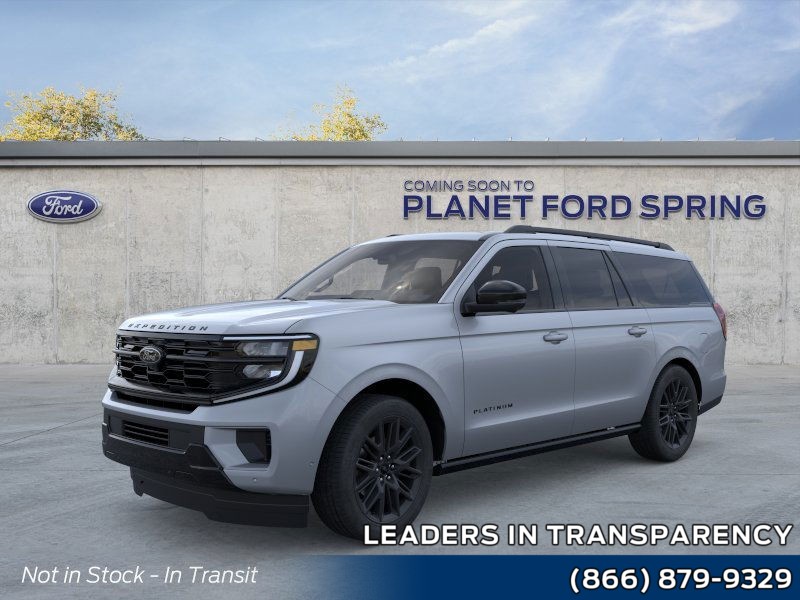 2026 Ford Expedition Max Platinum Glacier Gray Metallic Tri-Coat at Planet Ford