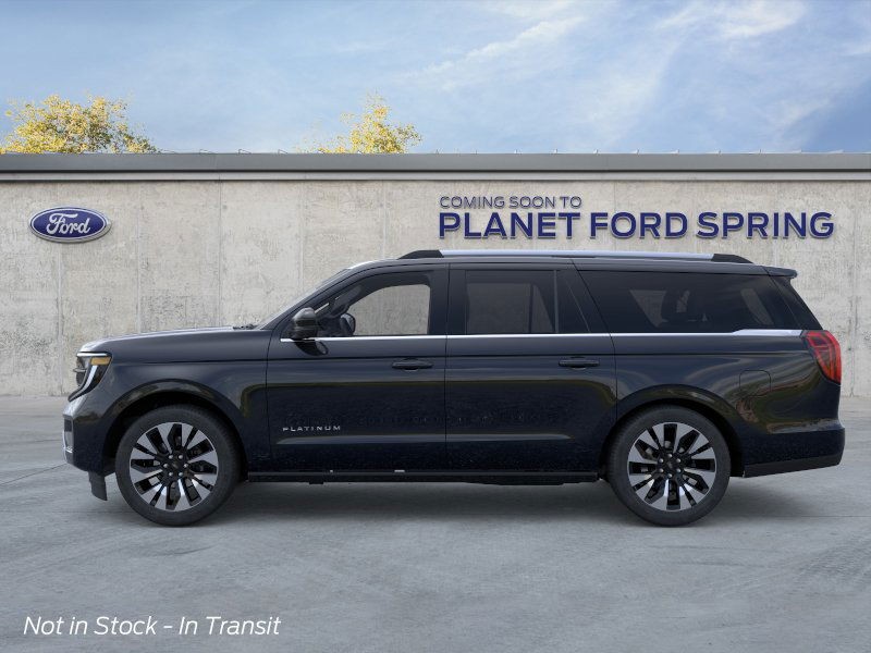 2025 Ford Expedition Max Platinum Agate Black Metallic at Planet Ford