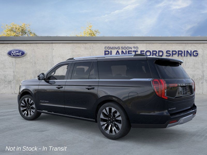2025 Ford Expedition Max Platinum Agate Black Metallic at Planet Ford