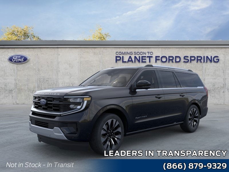 2026 Ford Expedition Max Platinum Agate Black Metallic at Planet Ford