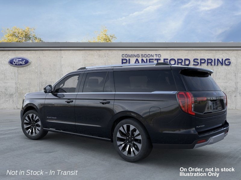 2026 Ford Expedition Max Platinum Agate Black Metallic at Planet Ford