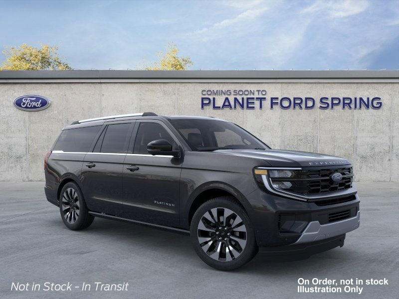 2026 Ford Expedition Max Platinum Agate Black Metallic at Planet Ford