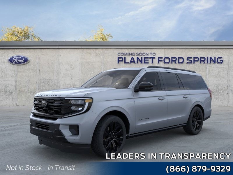 2026 Ford Expedition Max Platinum Glacier Gray Metallic Tri-Coat at Planet Ford