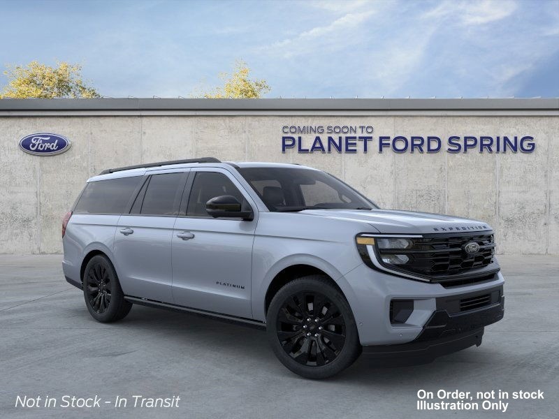 2026 Ford Expedition Max Platinum Glacier Gray Metallic Tri-Coat at Planet Ford