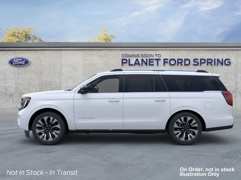 2026 Ford Expedition Max Platinum Star White Metallic Tri-Coat at Planet Ford