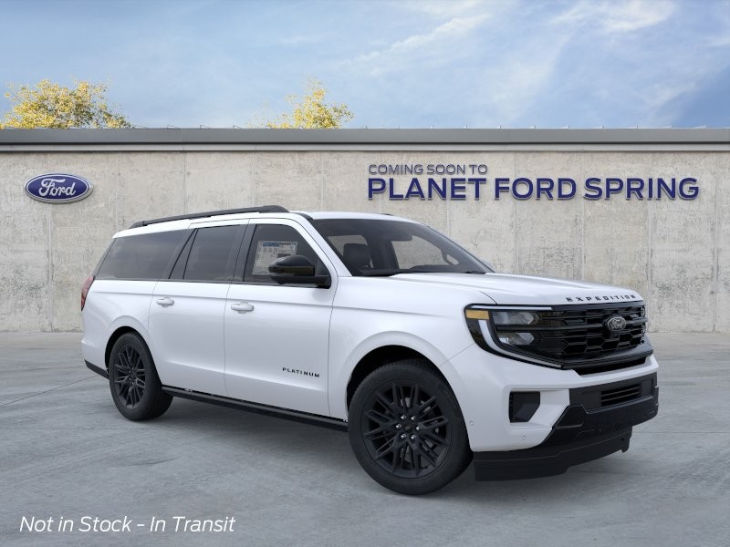 2026 Ford Expedition Max Platinum Star White Metallic Tri-Coat at Planet Ford