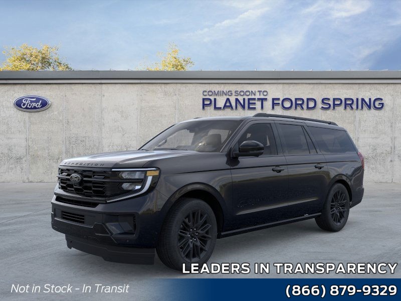 2025 Ford Expedition Max Platinum Agate Black Metallic at Planet Ford