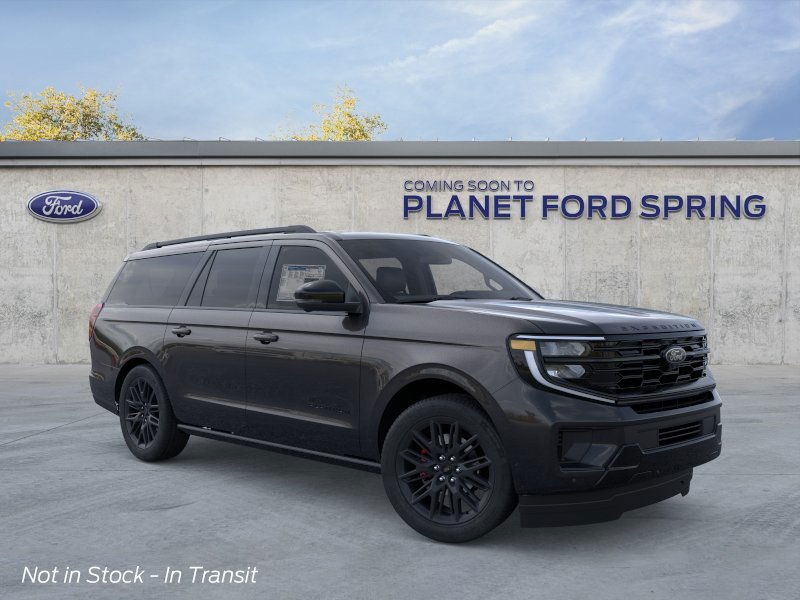 2025 Ford Expedition Max Platinum Agate Black Metallic at Planet Ford