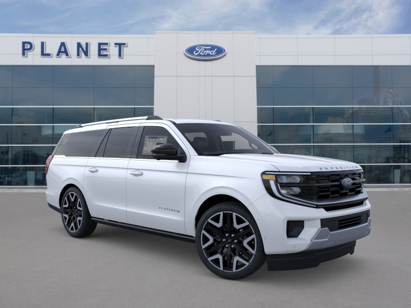 2026 Ford Expedition Max Platinum Star White Metallic Tri-Coat at Planet Ford