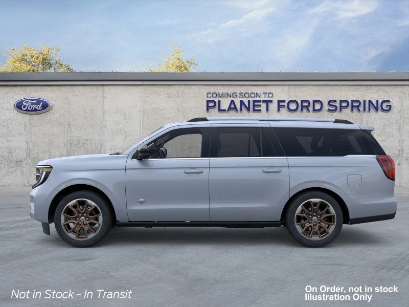 2026 Ford Expedition Max King Ranch Glacier Gray Metallic Tri-Coat at Planet Ford