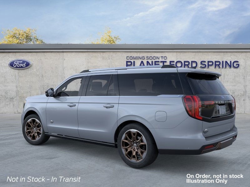 2026 Ford Expedition Max King Ranch Glacier Gray Metallic Tri-Coat at Planet Ford
