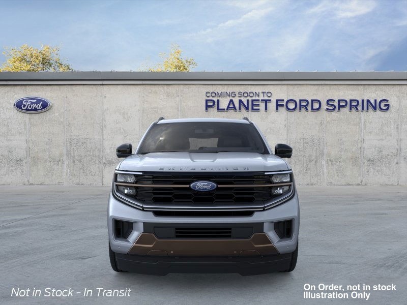 2026 Ford Expedition Max King Ranch Glacier Gray Metallic Tri-Coat at Planet Ford