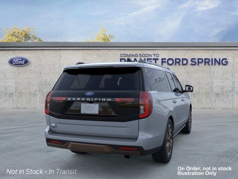 2026 Ford Expedition Max King Ranch Glacier Gray Metallic Tri-Coat at Planet Ford