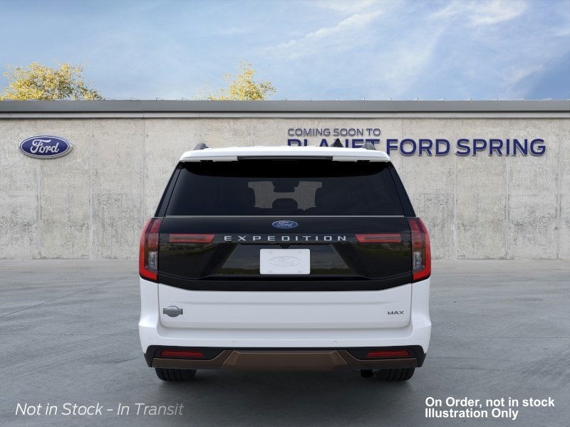 2026 Ford Expedition Max King Ranch Star White Metallic Tri-Coat at Planet Ford