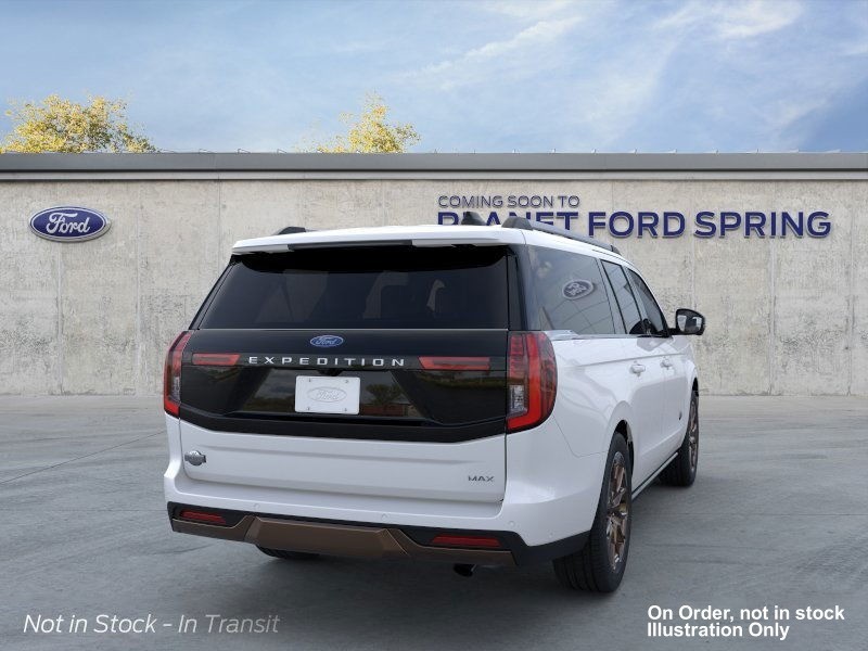 2026 Ford Expedition Max King Ranch Star White Metallic Tri-Coat at Planet Ford