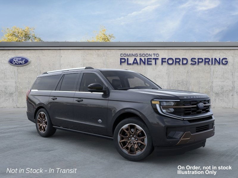2026 Ford Expedition Max King Ranch Agate Black Metallic at Planet Ford