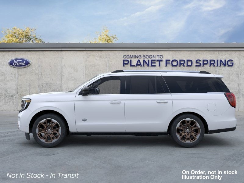 2026 Ford Expedition Max King Ranch Star White Metallic Tri-Coat at Planet Ford