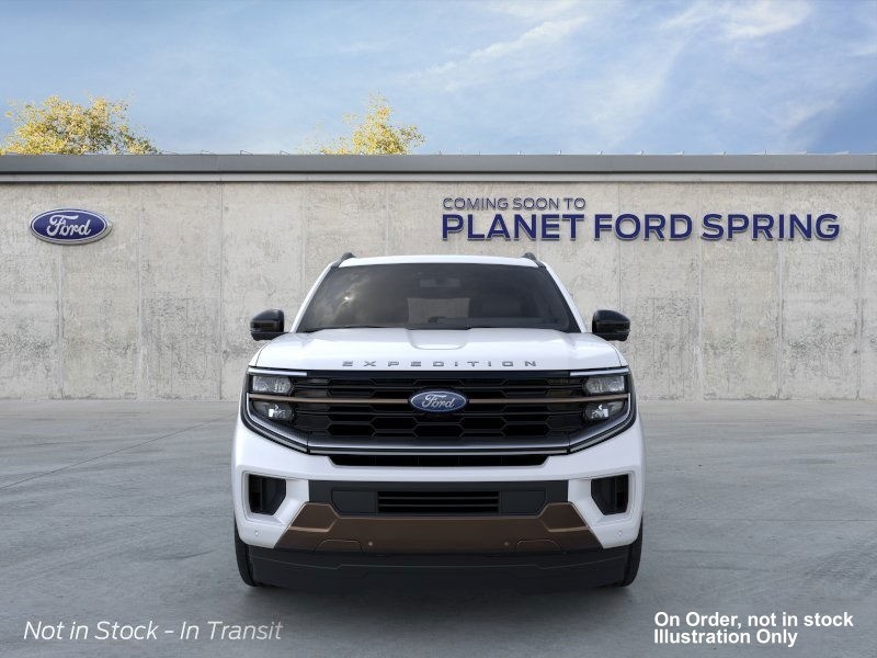 2026 Ford Expedition Max King Ranch Star White Metallic Tri-Coat at Planet Ford