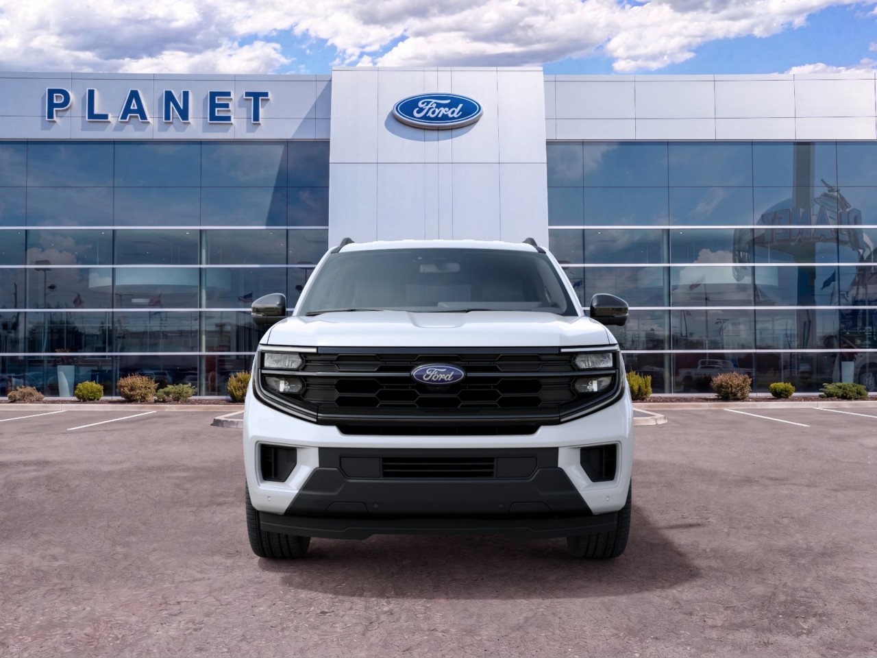 2027 Ford Expedition Active Star White Metallic Tri-Coat at Planet Ford
