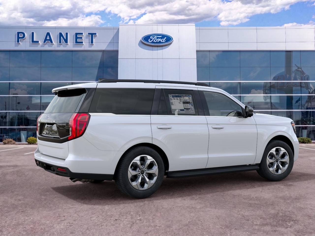 2027 Ford Expedition Active Star White Metallic Tri-Coat at Planet Ford