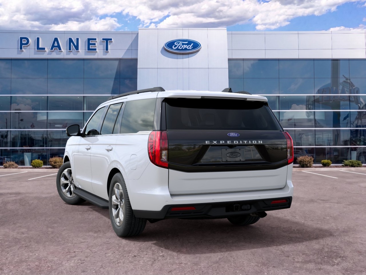 2027 Ford Expedition Active Star White Metallic Tri-Coat at Planet Ford