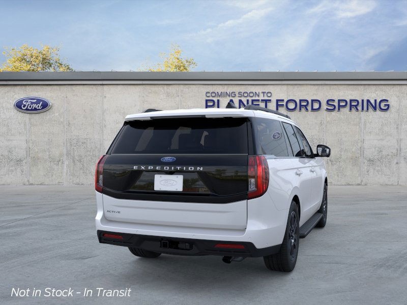 2025 Ford Expedition Active Star White Metallic Tri-Coat at Planet Ford