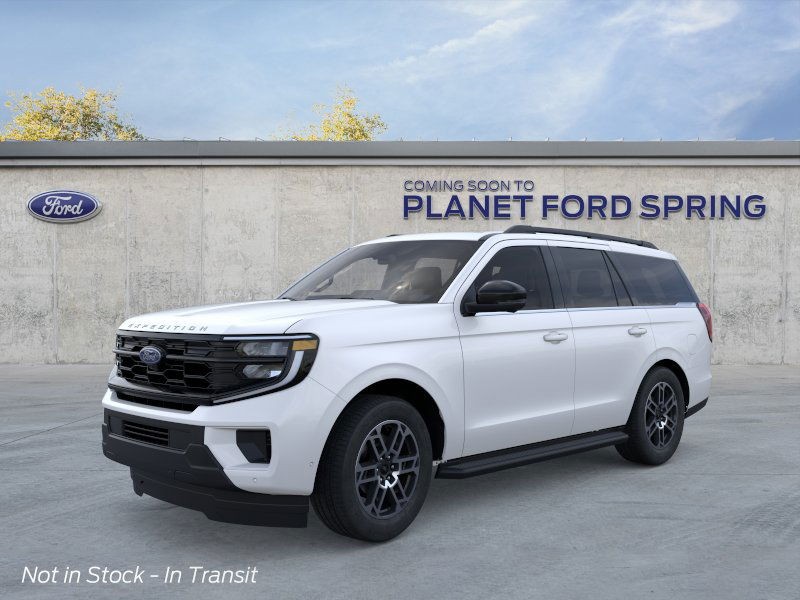 2025 Ford Expedition Active Star White Metallic Tri-Coat at Planet Ford