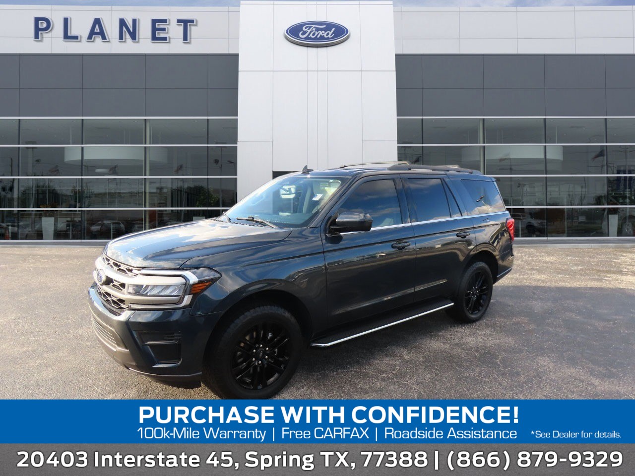 2023 Ford Expedition XLT Stone Blue Metallic at Planet Ford